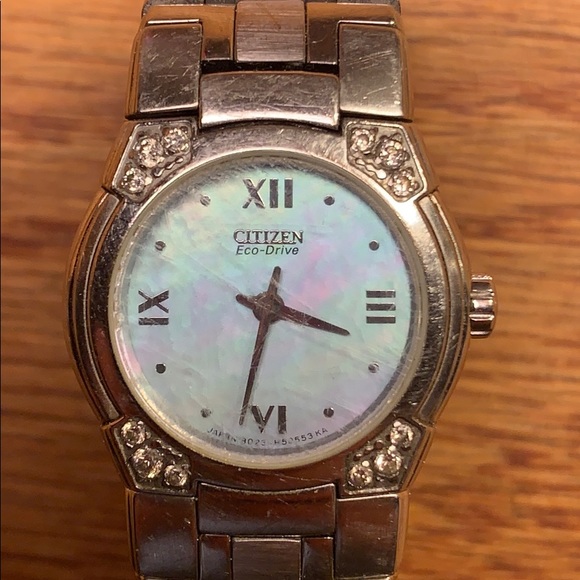 Citizen Eco-drive Diamond Mother of Pearl watch main image 5